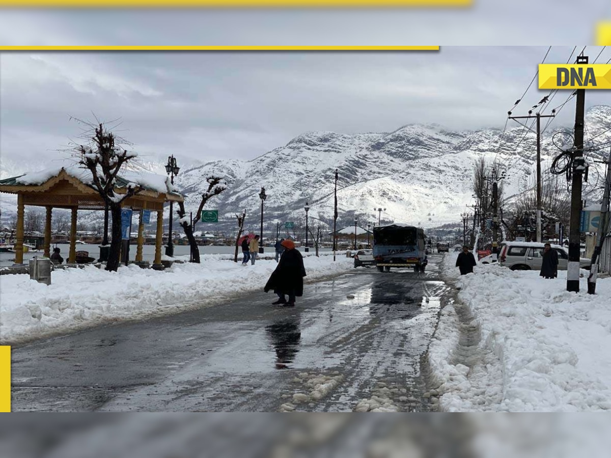 Jammu and Kashmir: Temperature plummets to minus 4.5 degree Celsius in Pahalgam, Srinagar shivers at minus 3.2