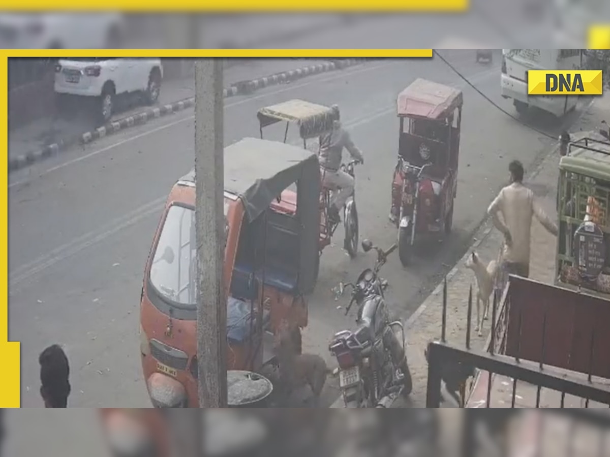 Delhi: Speeding car hits three children standing on footpath, hair-raising video surfaces