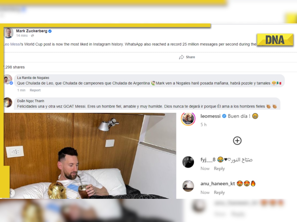 FIFA World Cup 2022: Mark Zuckerberg says WhatsApp recorded 25 million message per second during finals