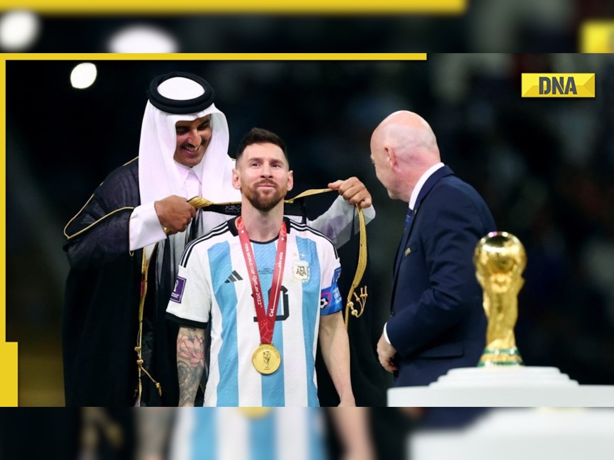 FIFA World Cup 2022: Why Lionel Messi was presented a Qatari 'Bisht' before lifting the trophy?