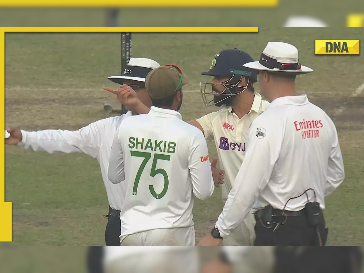 WATCH: Virat Kohli gets angry as Bangladesh players celebrate his dismissal, umpire comes to rescue