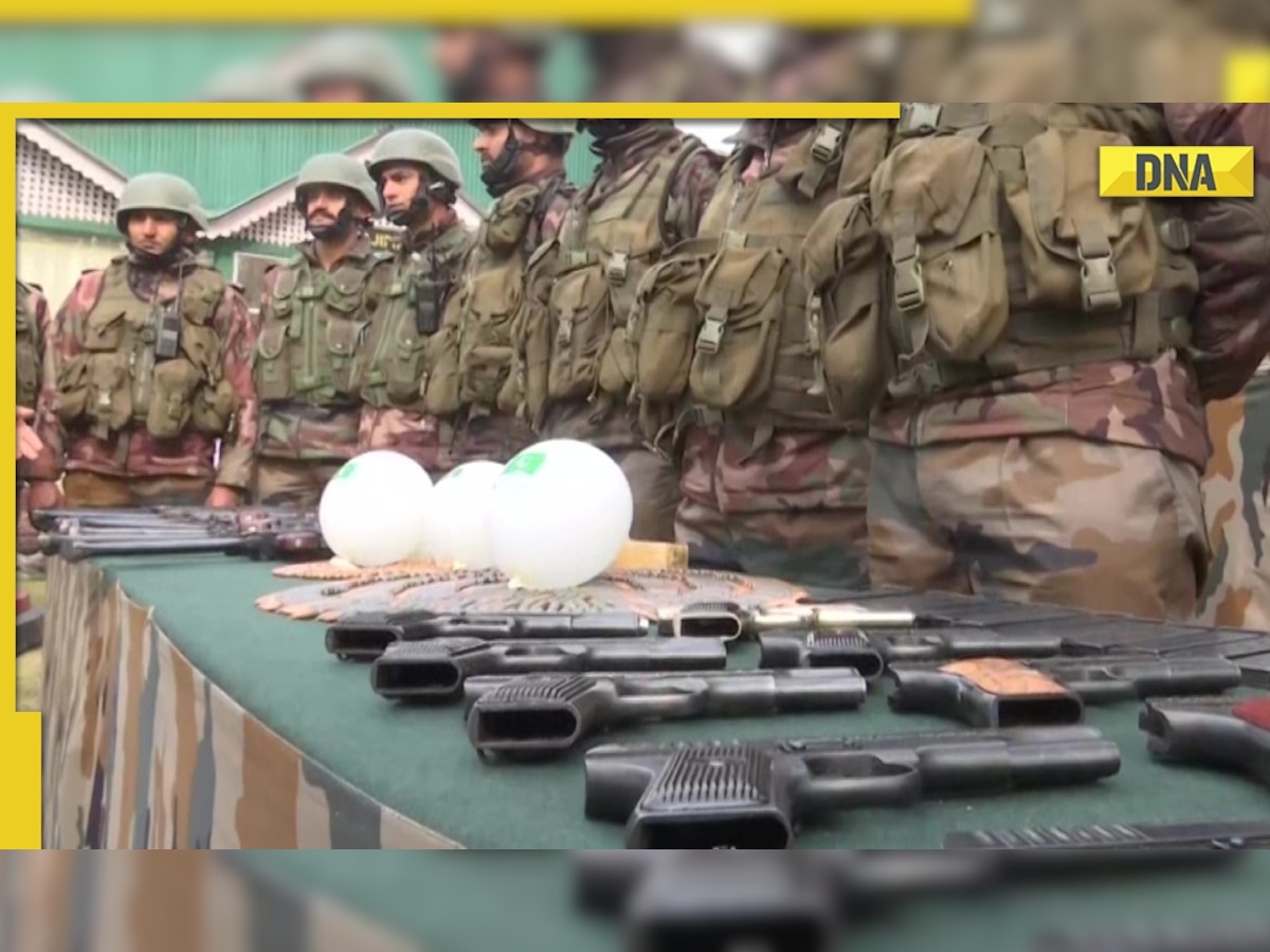 J-K: War-like stores including 12 Chinese pistols and AK 74 rifles recovered in Uri