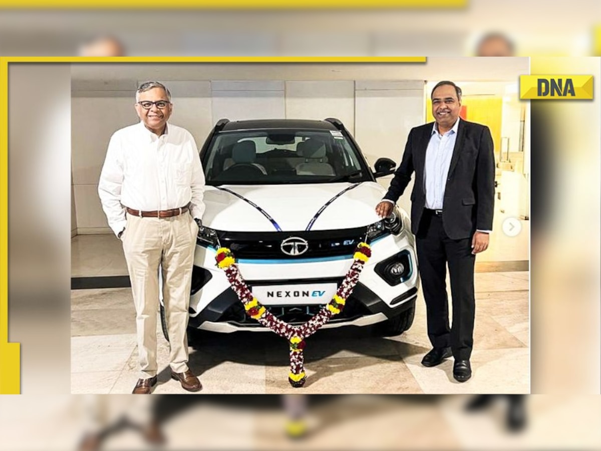 Tata Motors delivers its 50,000th electric vehicle, Tata Nexon EV to N  Chandrasekaran