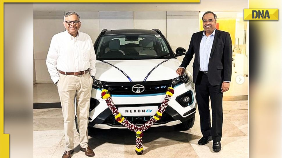 Tata Motors delivers its 50,000th electric vehicle, Tata Nexon EV to N Chandrasekaran