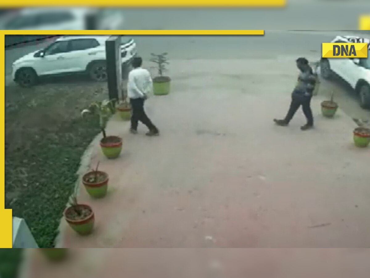 Video: 4 men try to kidnap woman outside gym in Haryana's Yamunanagar, one held