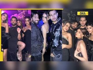 Inside Nysa Devgan, Orhan Awatramani, and Ahan Shetty's New Year bash in Dubai with friends, see photos