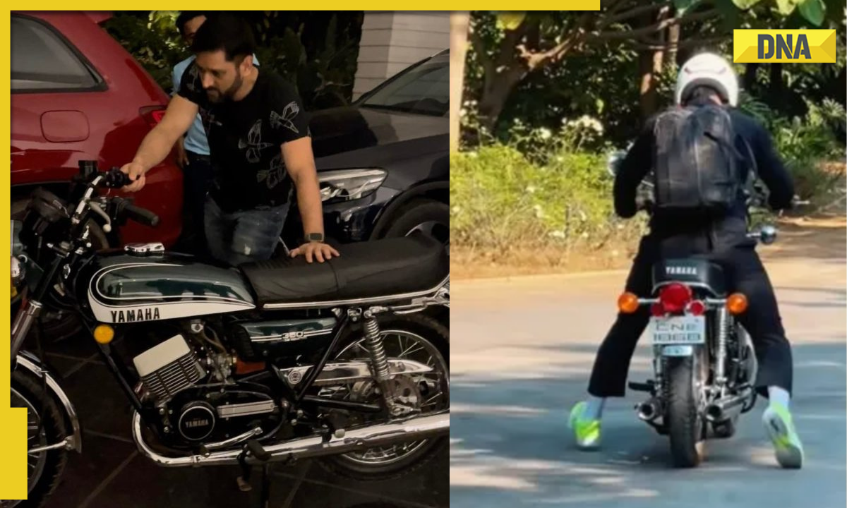 dhoni bike photo