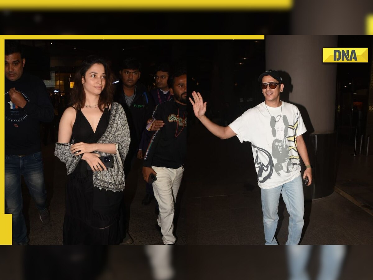 Amid dating rumours, Tamannaah Bhatia-Vijay Varma spotted together at airport