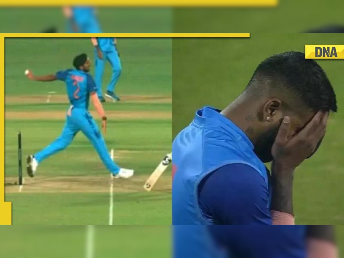 WATCH: Hardik Pandya in disbelief as Arshdeep Singh bowls his fourth no-ball in 2nd T20I vs SL