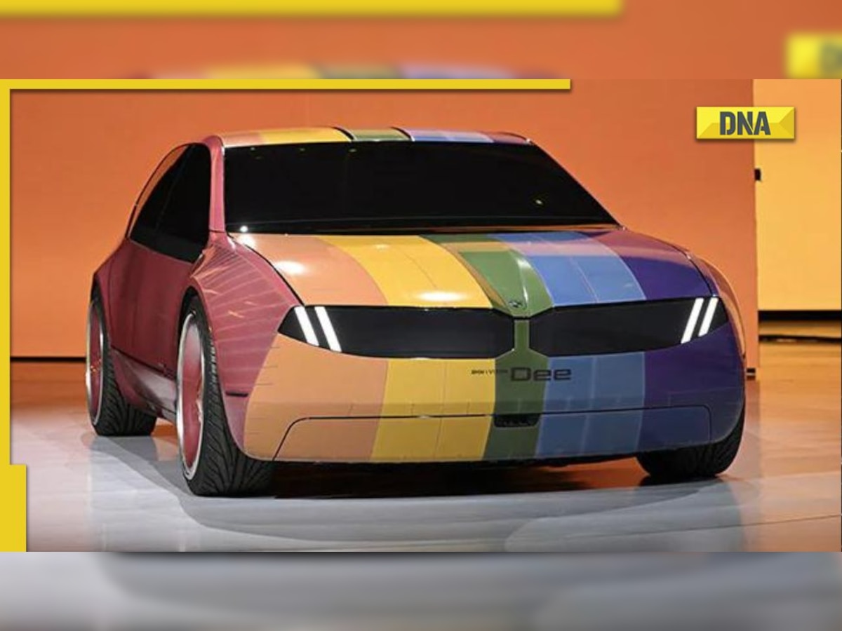 BMW unveils new concept car that can change colours in seconds, watch video