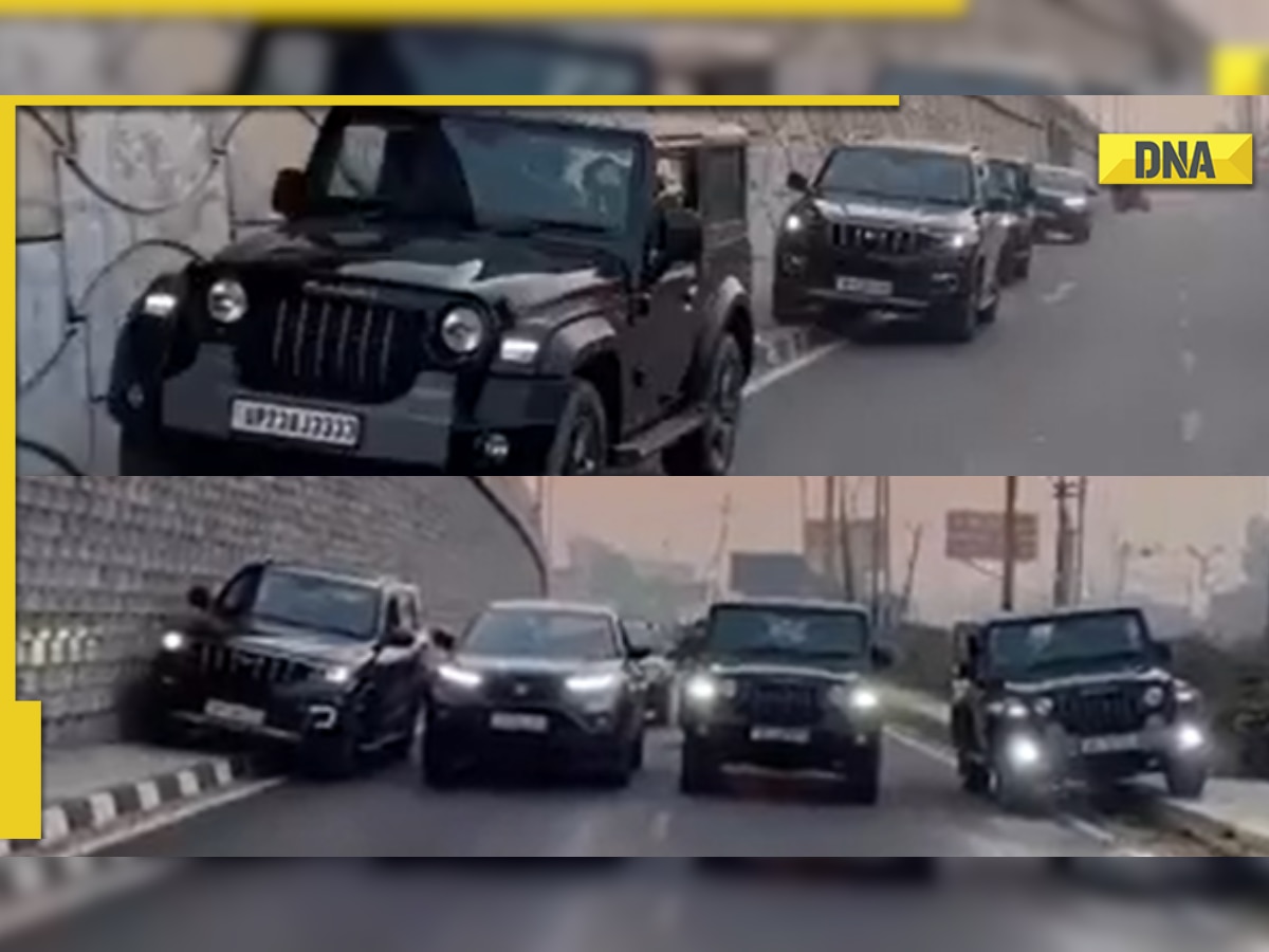 Mahindra Thar, Scorpio-N, Toyota Fortuner seized, drivers arrested after stunt video goes viral