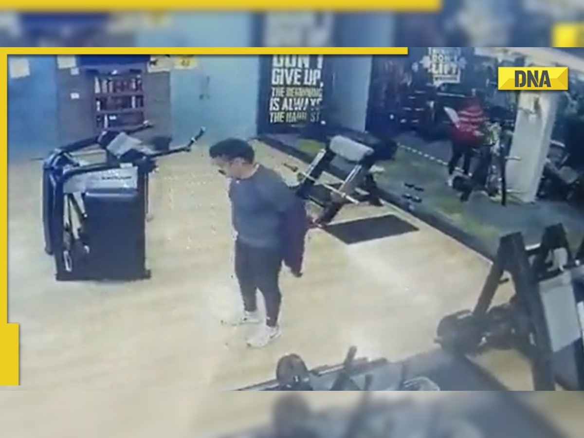 Madhya Pradesh: 55-year-old hotel owner dies while working out in gym, video surfaces 