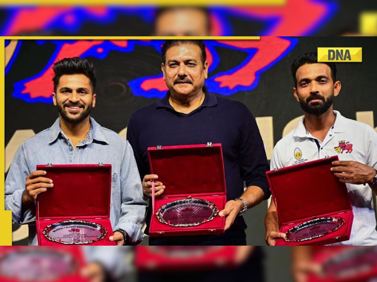 'The Gabba Conquerors': Ravi Shastri, Ajinkya Rahane, Shardul Thakur honoured at MCA Awards