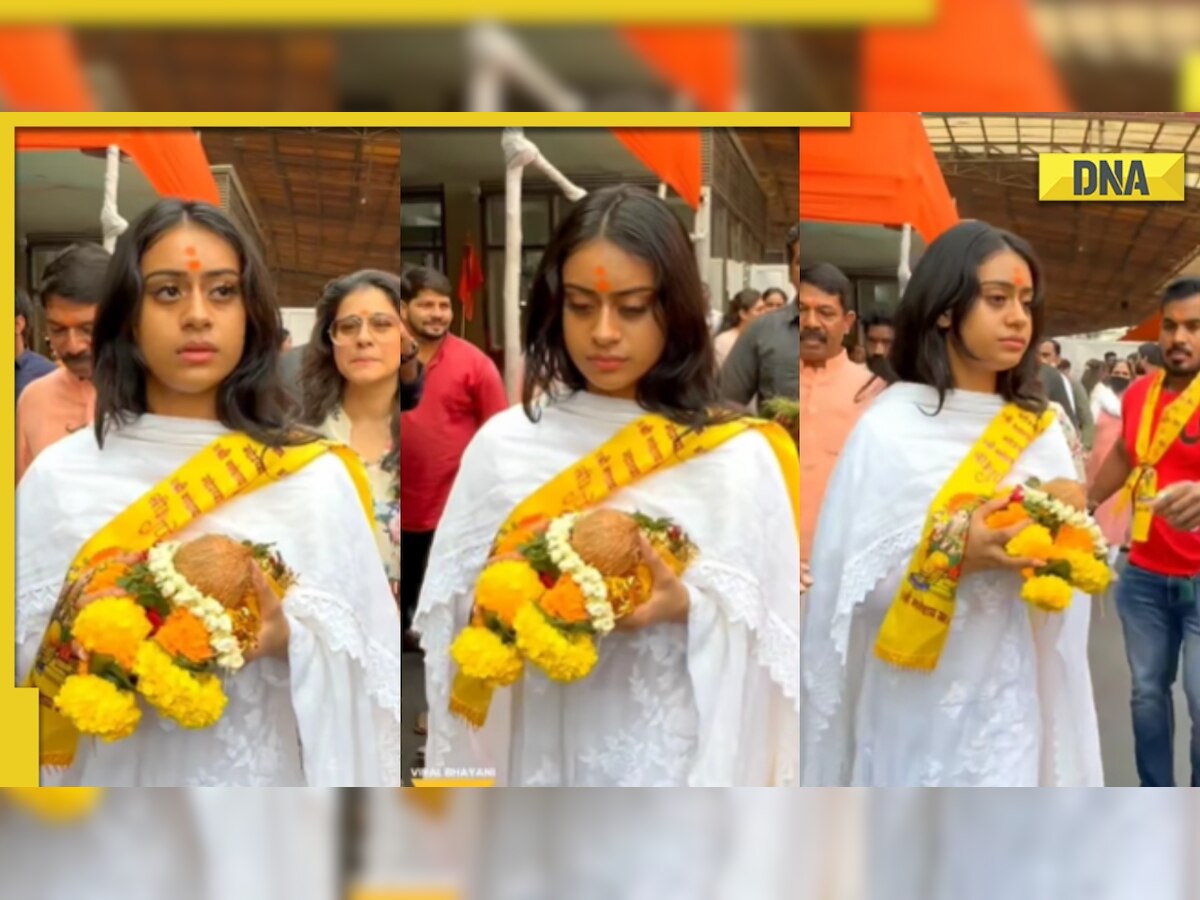 Nysa Devgan dons salwar suit as she visits Siddhivinayak temple with mom Kajol, netizens say 'Poo bani Parvati'