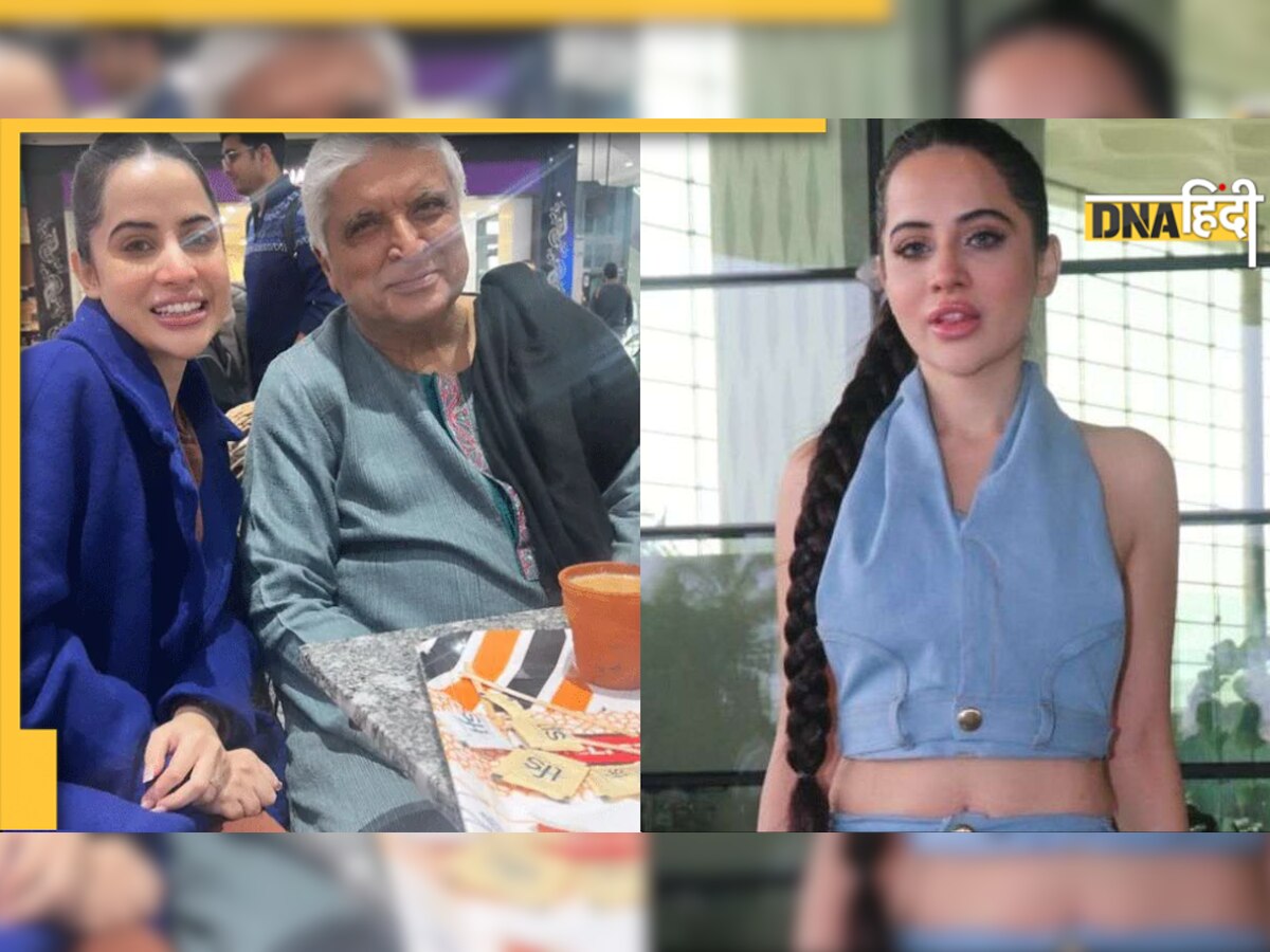 Urfi Javed: 'दादा जी' से मिलकर खुश हुईं उर्फी जावेद, Javed Akhtar से कर डाली जायदाद के तीन हिस्से की बात