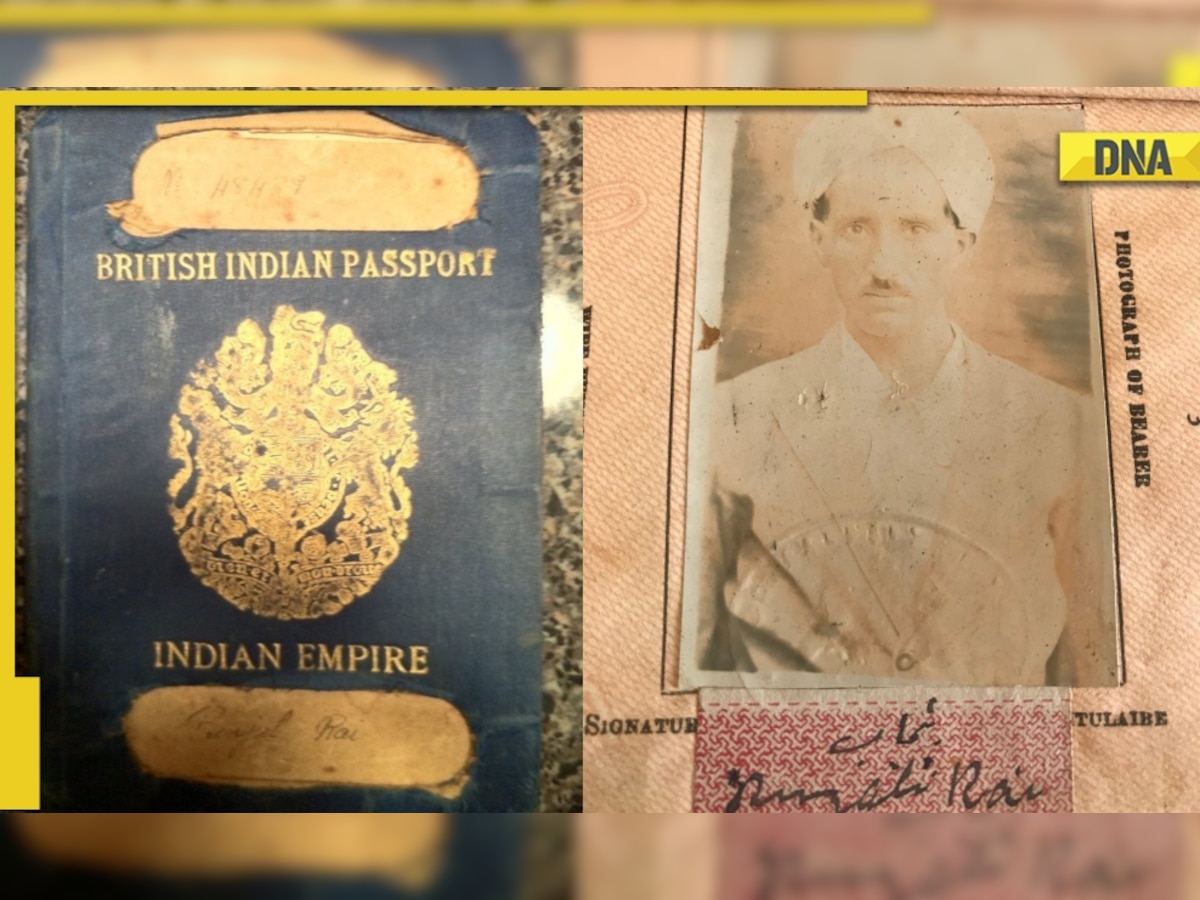 Man shares picture of his grandfather's British Indian Passport from 1931, netizens call it 'treasure'