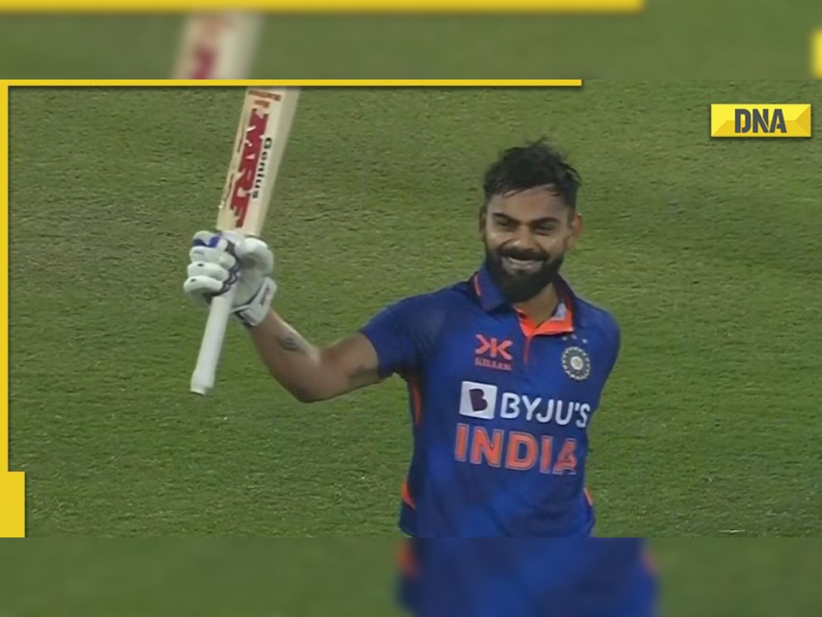 IND vs SL: Virat Kohli smashes 45th ODI century, equals Sachin Tendulkar's record of most ODI tons at home