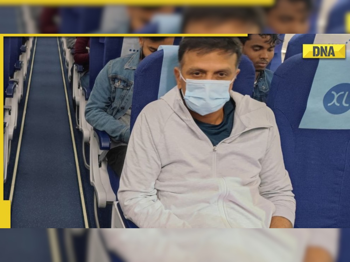 Team India Head Coach Rahul Dravid leaves for home after falling ill, spotted on Bengaluru-bound flight