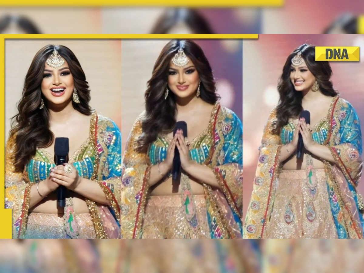 Harnaaz Sandhu dons gorgeous Indian lehenga at Miss Universe 2022 stage, video goes viral