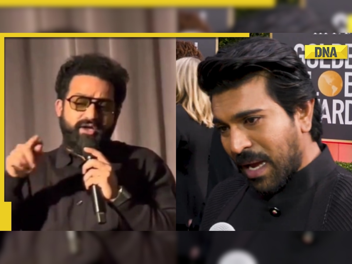 'Dono ne ek hi English speaking course kiya': Ram Charan, Jr NTR trolled for 'fake accent' on Golden Globes red carpet