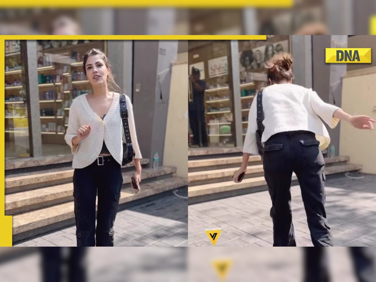Rhea Chakraborty schools paparazzi as she almost trips, falls while being followed by them: 'Dekho peecha karoge to...'