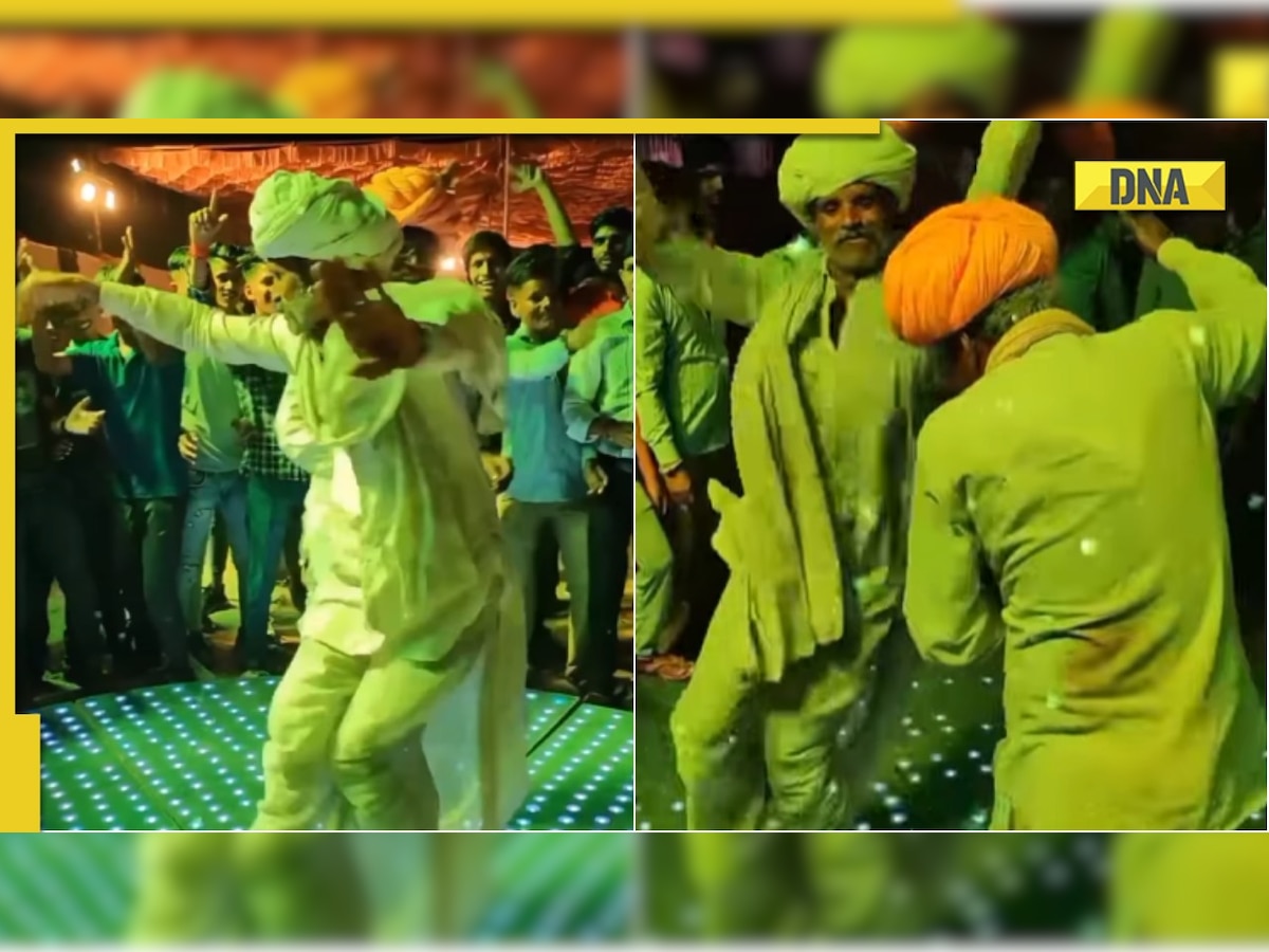 Desi 'kaka' dances to Rajasthani song in viral video, netizens call it 'fantabulous performance'