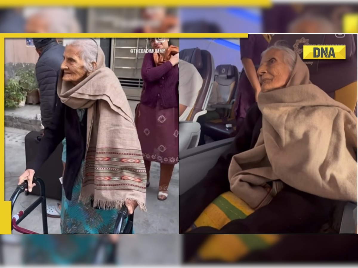 83-year-old dadi boards flight for first time, her priceless reaction is now a viral video