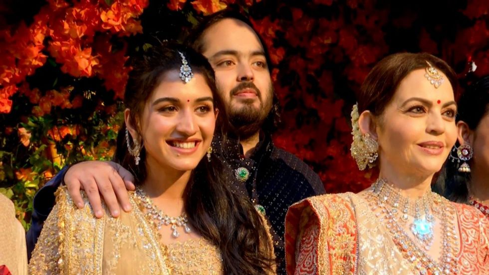 First Photos: Anant Ambani And Radhika Merchant Get Engaged At Antilia ...