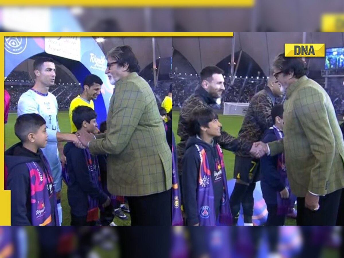 PSG vs Saudi All Star XI: Amitabh Bachchan meets Messi, Ronaldo, netizens go berserk