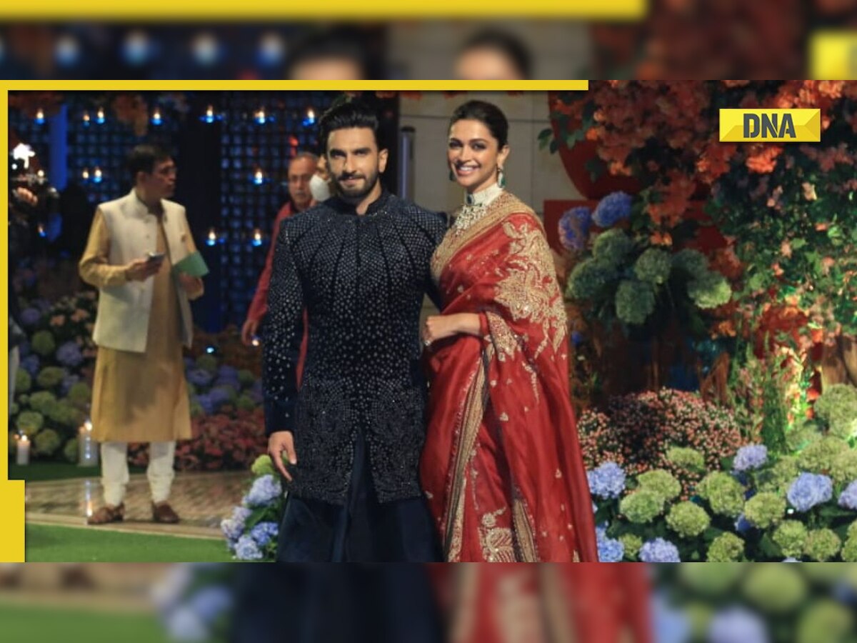 Deepika Padukone, Ranveer Singh arrive all decked up at Anant Ambani-Radhika Merchant engagement, netizens react