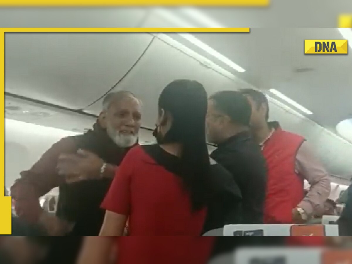 WATCH: Unruly passenger harasses cabin crew on SpiceJet flight at Delhi Airport, deboarded