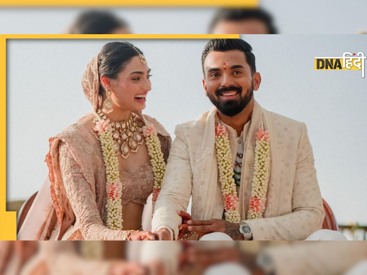 KL Rahul-Athiya Shetty Wedding Updates: सामने आया कपल की ड्रीमी वेडिंग का फर्स्ट फोटो, चंद मिनटों में मिले मिलियन लाइक