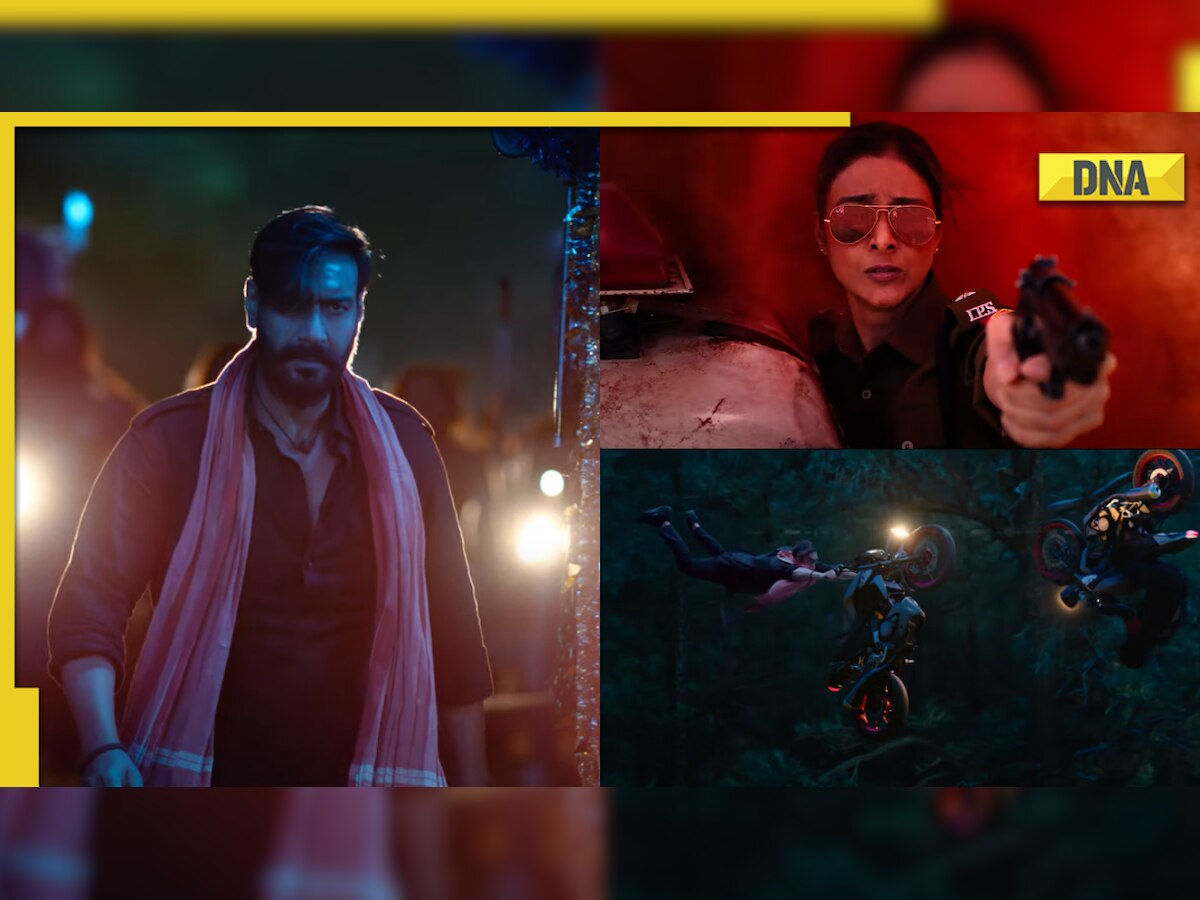 Bholaa teaser: Ajay Devgn breaks bones, flies off motorcycle, and wields trishul in action-packed Kaithi remake. Watch