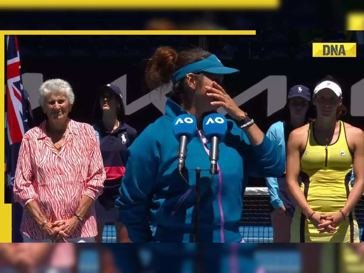 'If I cry, these are happy tears': Sania Mirza breaks down as she ends her glorious Grand Slam career