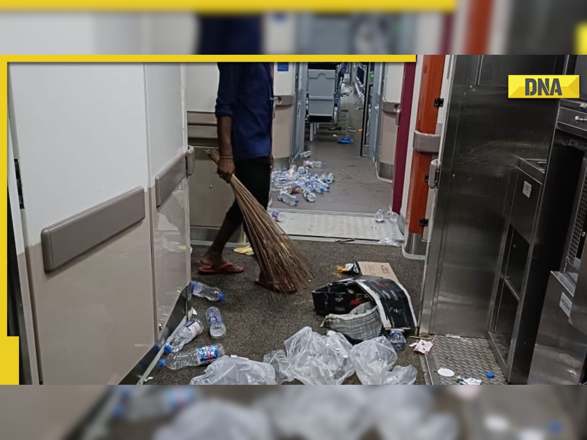 Viral: IAS officer shares pic of Vande Bharat Express coach filled with garbage, internet reacts