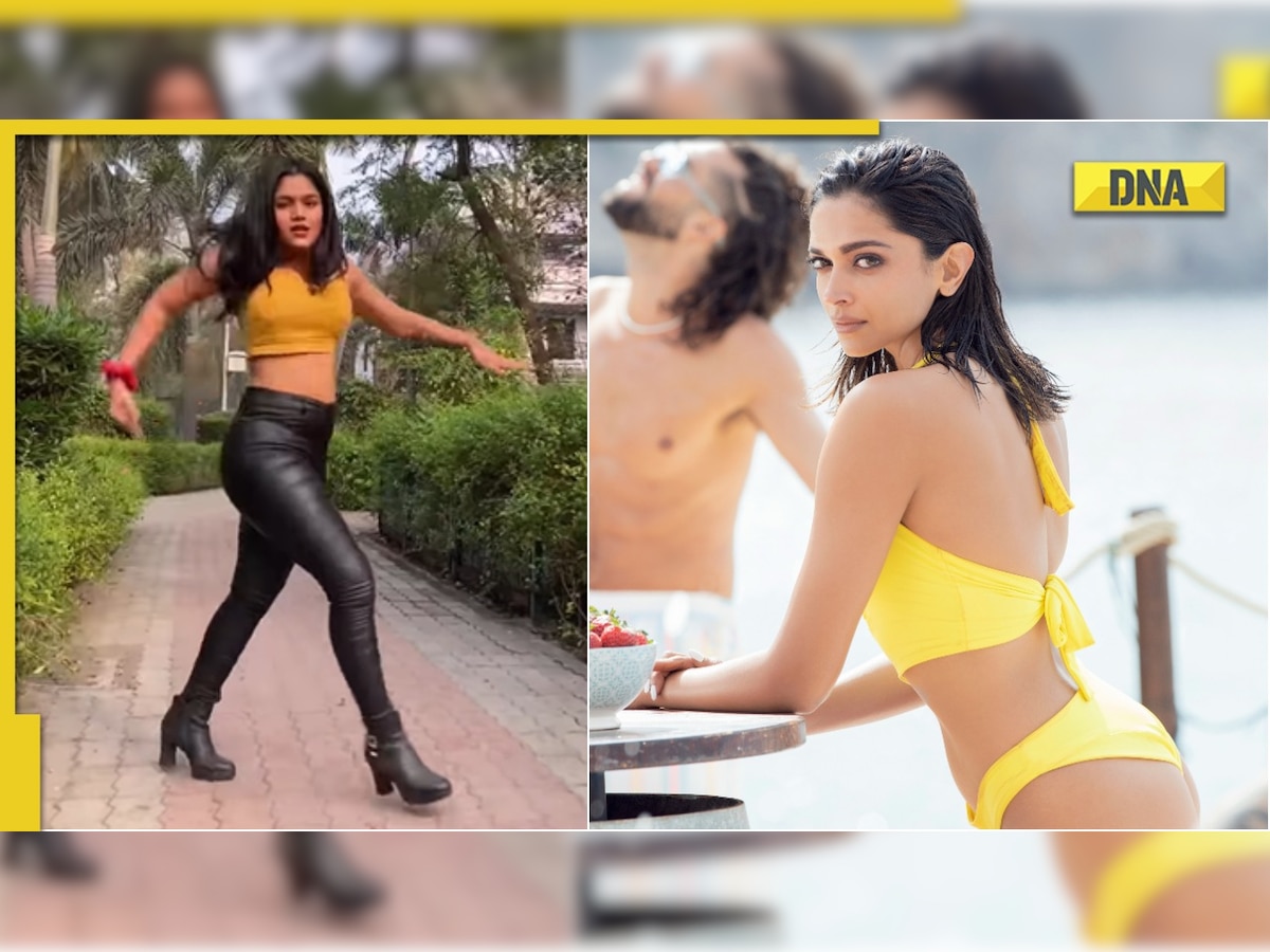 Deepika Ki Sexy Video - Viral video: Girl dances to Pathaan's 'Jhoome Jo Pathaan' in park, netizens  call her 'Deepika Padukone 2.0'