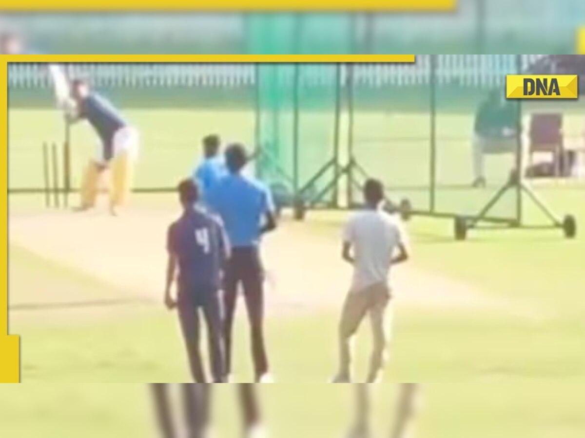 Watch: Video of MS Dhoni hitting giant sixes during practice session for CSK ahead of IPL 2023 stuns fans