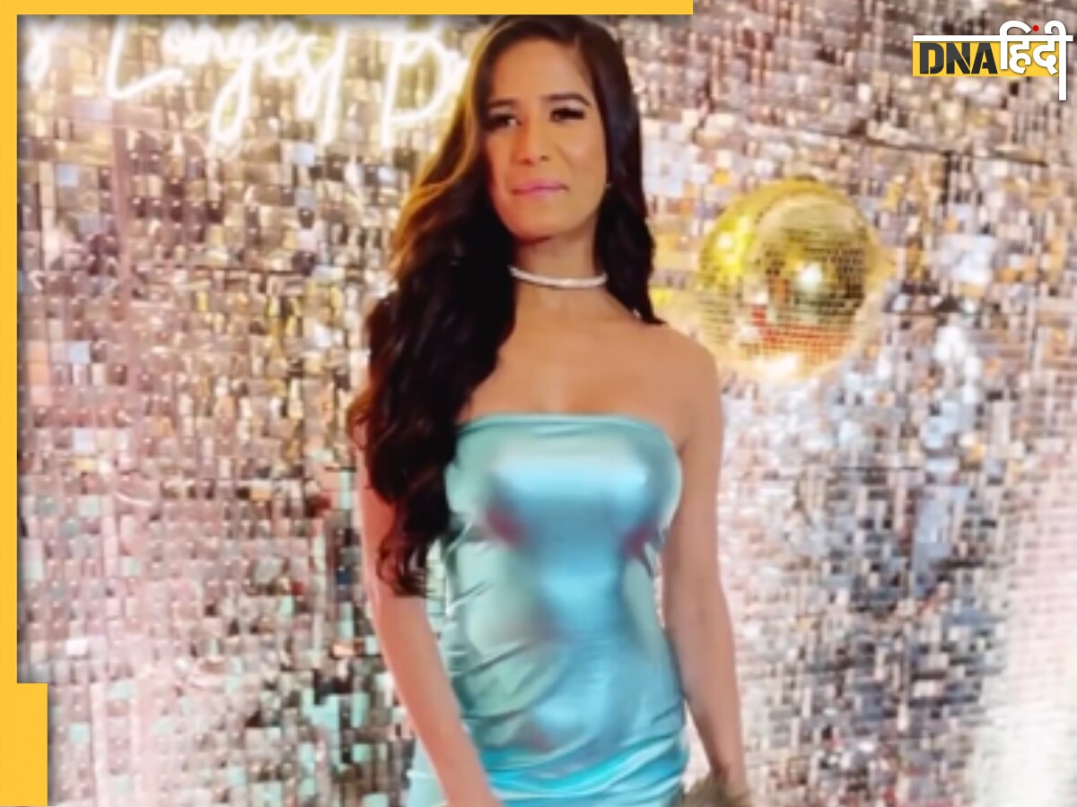 Poonam Pandey को टाइट हॉट ड्रेस पहनना पड़ा भारी, कैमरे में कैद हो गया OOPS मोमेंट, VIDEO वायरल 