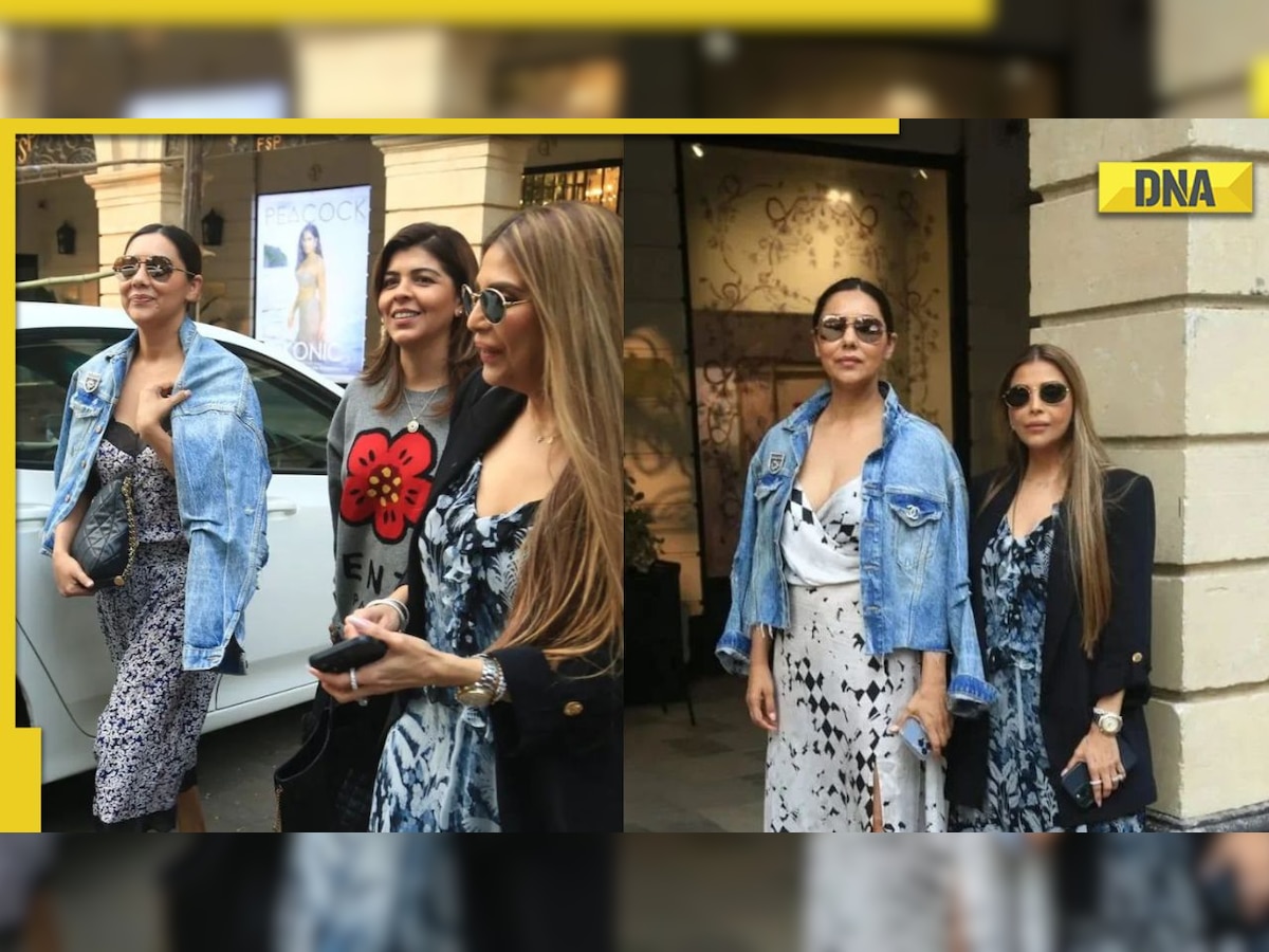 Watch: Gauri Khan's jacket gets stuck on bamboo pole, Mrs SRK's awkward moment with friends leaves netizens baffled