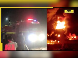 Gujarat: Massive fire breaks out at factory in Umargam, firefighting ...