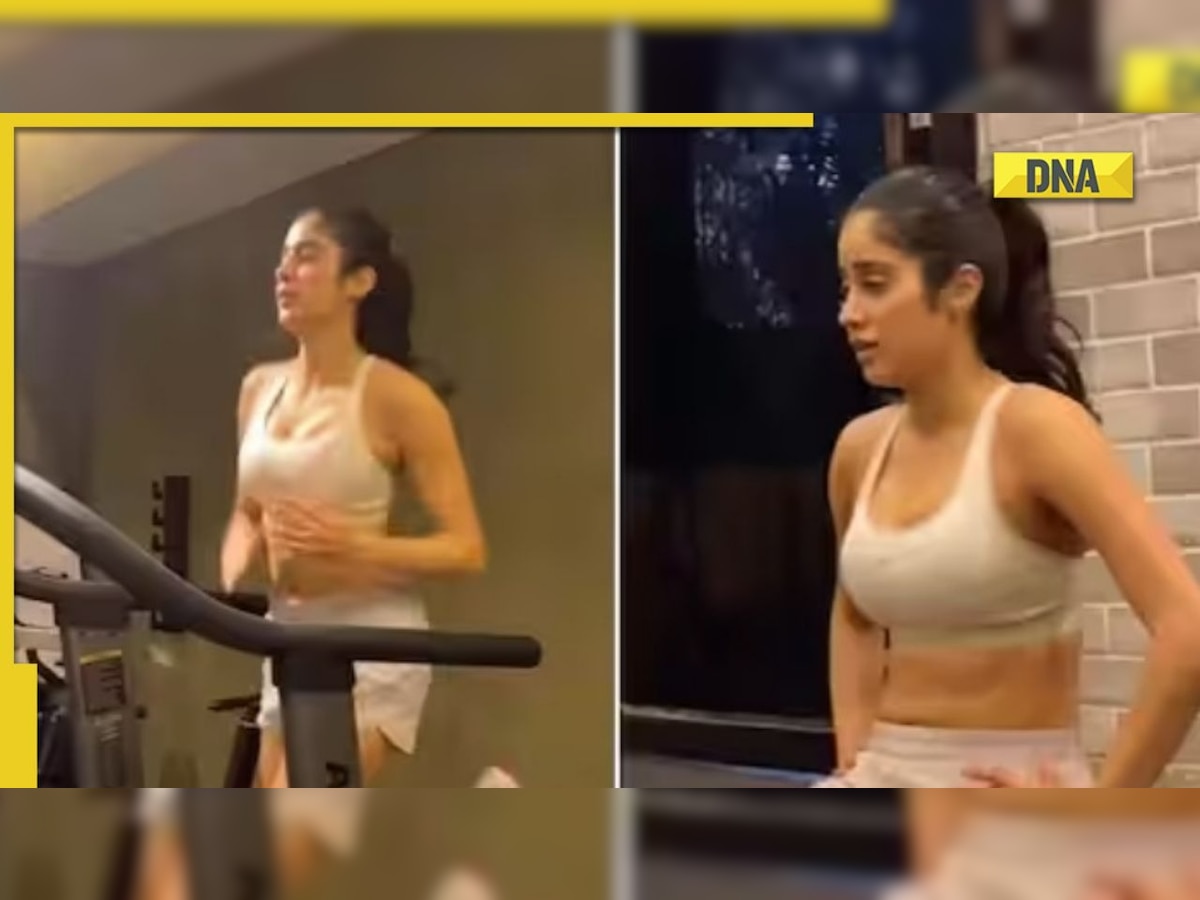 Watch: Video of Janhvi Kapoor performing workout in sportswear