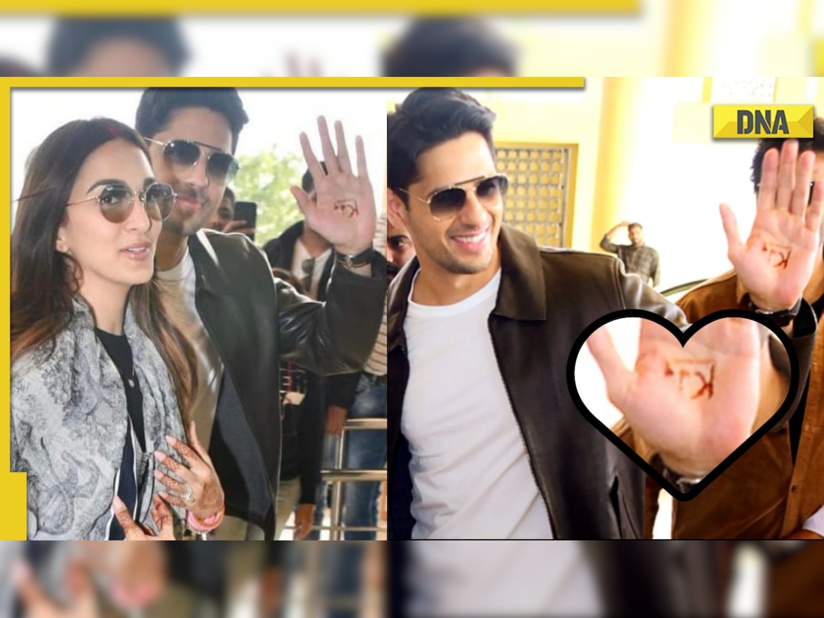 Sidharth Malhotra gets Kiara Advani's nickname written in mehendi, fans gush over cute gesture