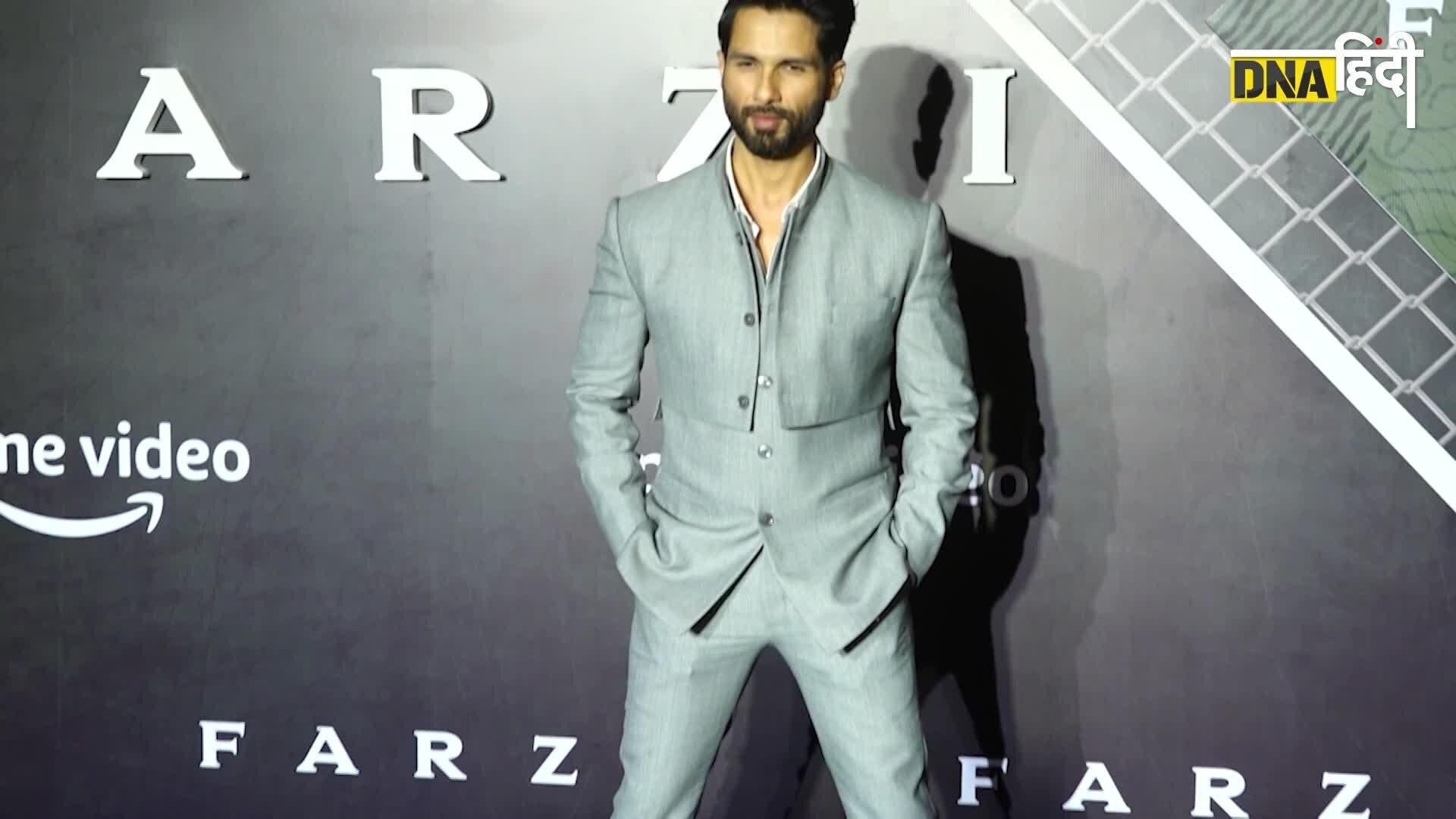 Video: Shahid Kapoor Farzi Screening: शाहिद की पहली Web Series की स्क्रीनिंग पर सितारों का तांता