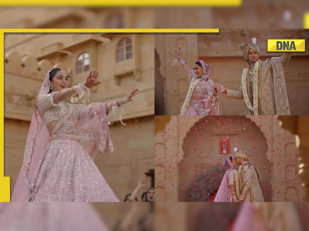 Watch: Kiara Advani dances down the aisle, shares dreamy kiss with Sidharth Malhotra in unseen video from wedding