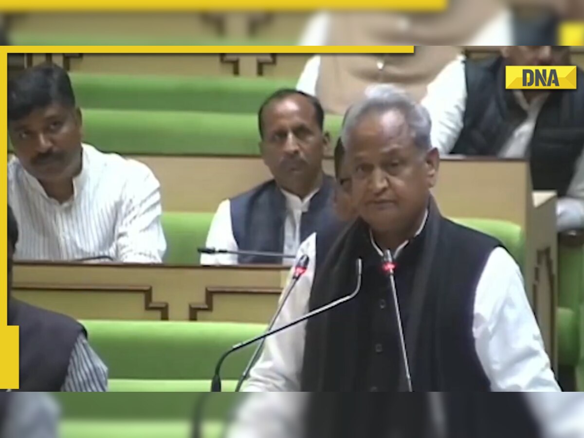 Watch: Rajasthan CM Ashok Gehlot reads old budget in Assembly for 8 minutes, BJP questions state's safety