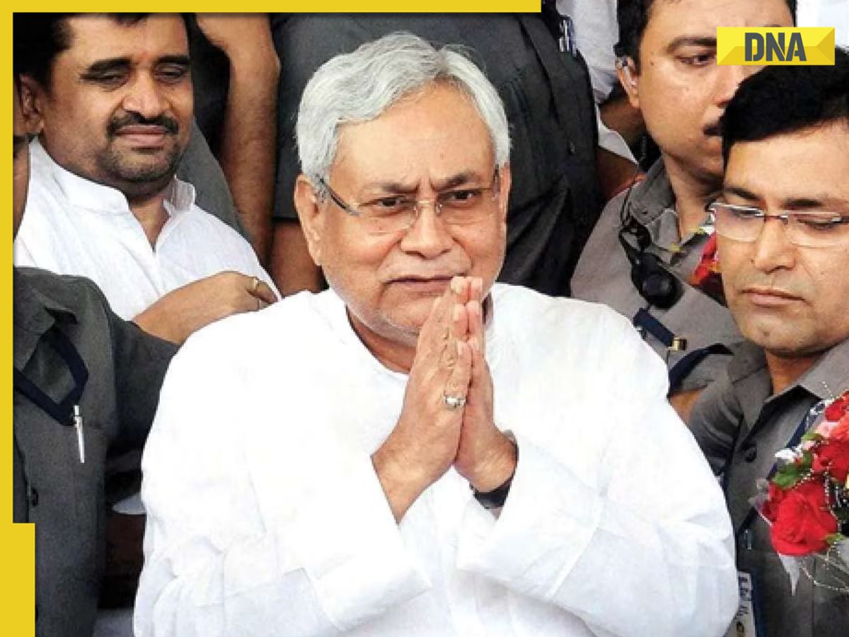 On Camera: Chair Hurled At Bihar Chief Minister Nitish Kumar