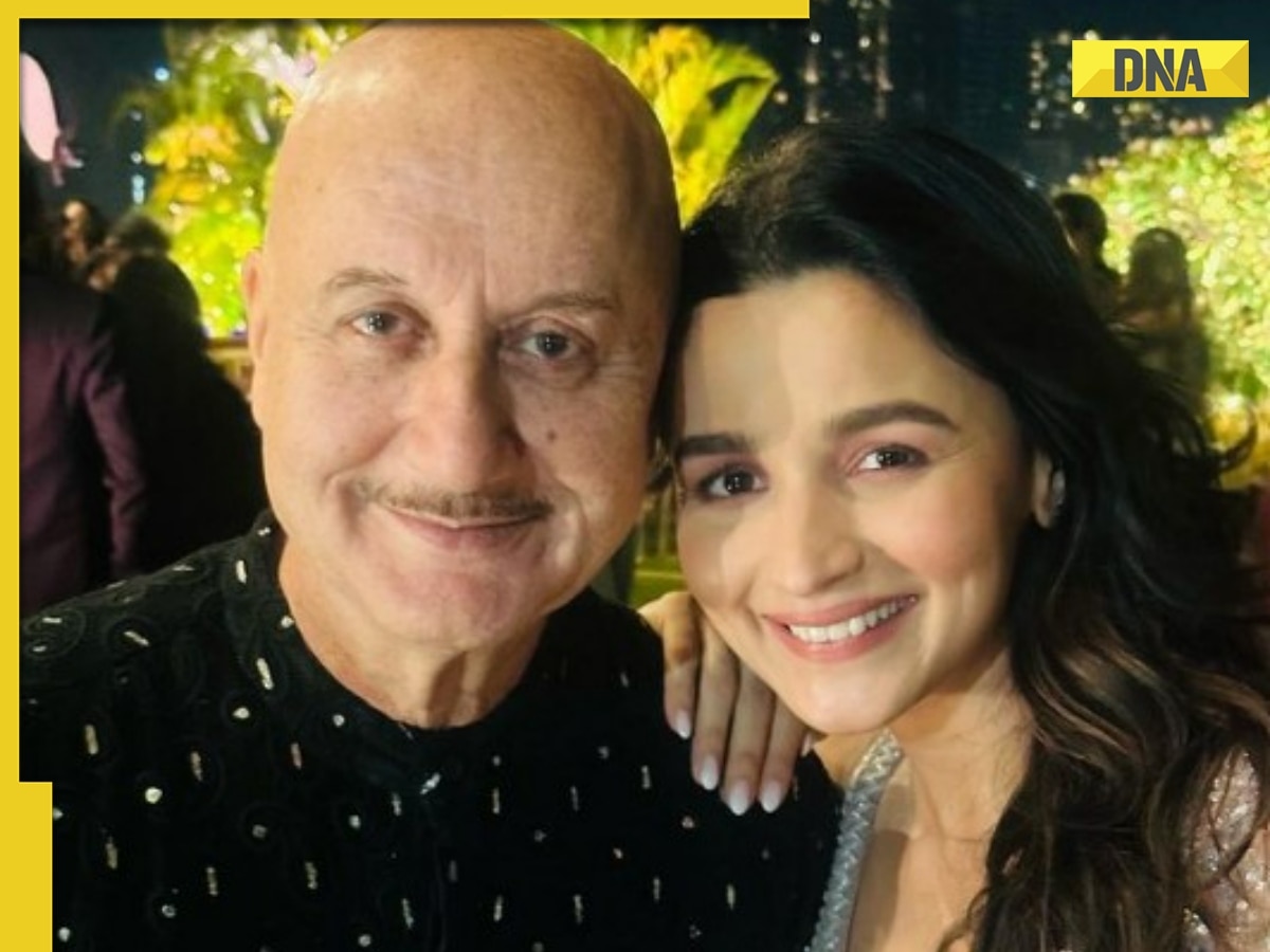 Anupam Kher drops cute photo with 'born actress' Alia Bhatt, netizens react: 'Someone check if Kangana is ok'