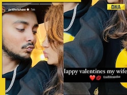 'Happy valentines my wifey': Prithvi Shaw's post with rumoured girlfriend goes viral, cricketer issues clarification