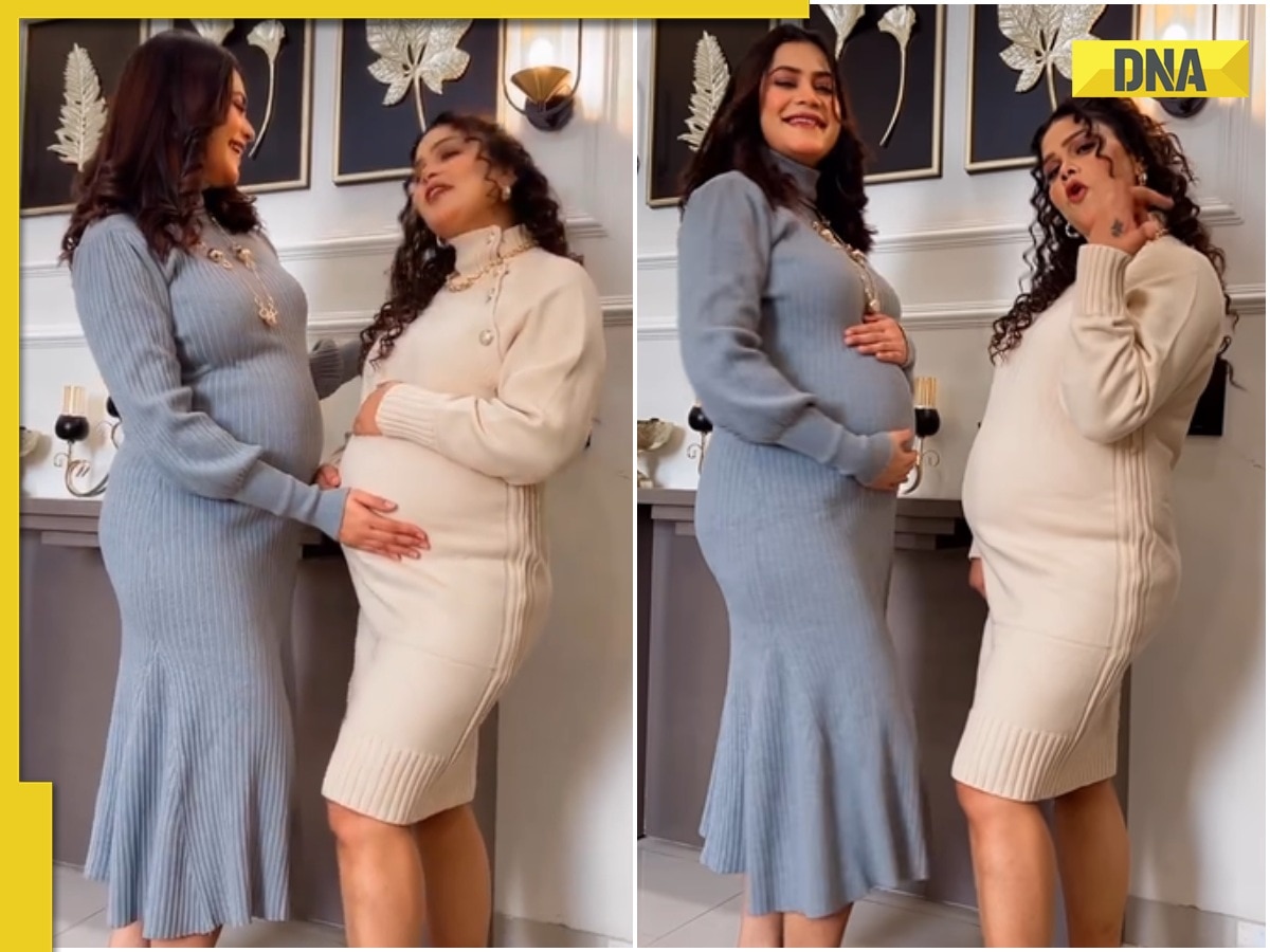 YouTuber Armaan Malik wives flaunt baby bumps as they dance to Punjabi song in viral video, WATCH