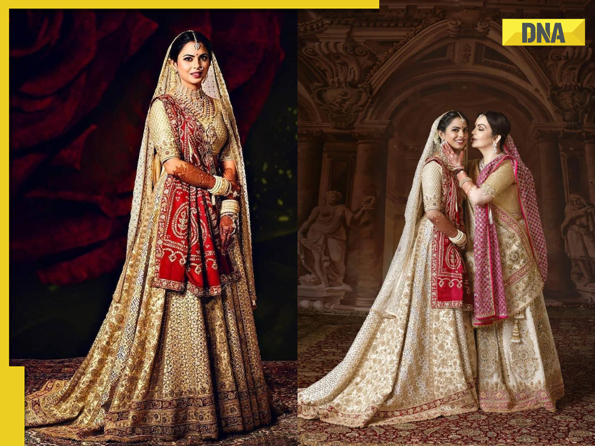 Isha ambani marriage dress price best sale